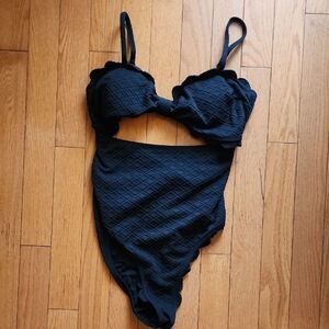 Cupshe Black Intimate Bra Soft Comfortable Swimsuit - Women's XL